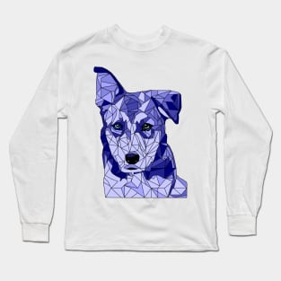 Rufus in Blue Long Sleeve T-Shirt